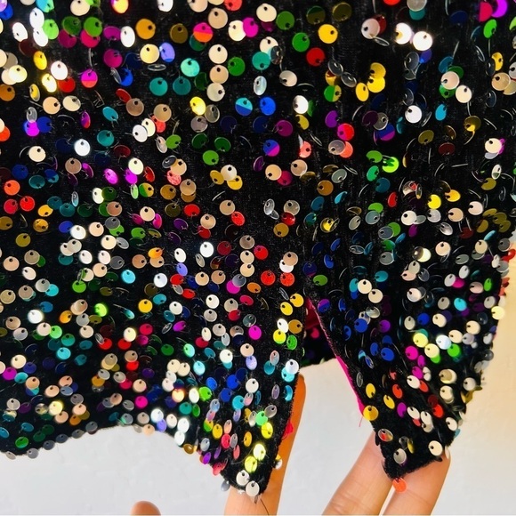 Pear Culture Taylor Swift Eras Tour Sequin Mini Dress 0 NWT - Picture 6 of 16